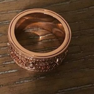 Men’s Embellished Anxiety Spinner Ring